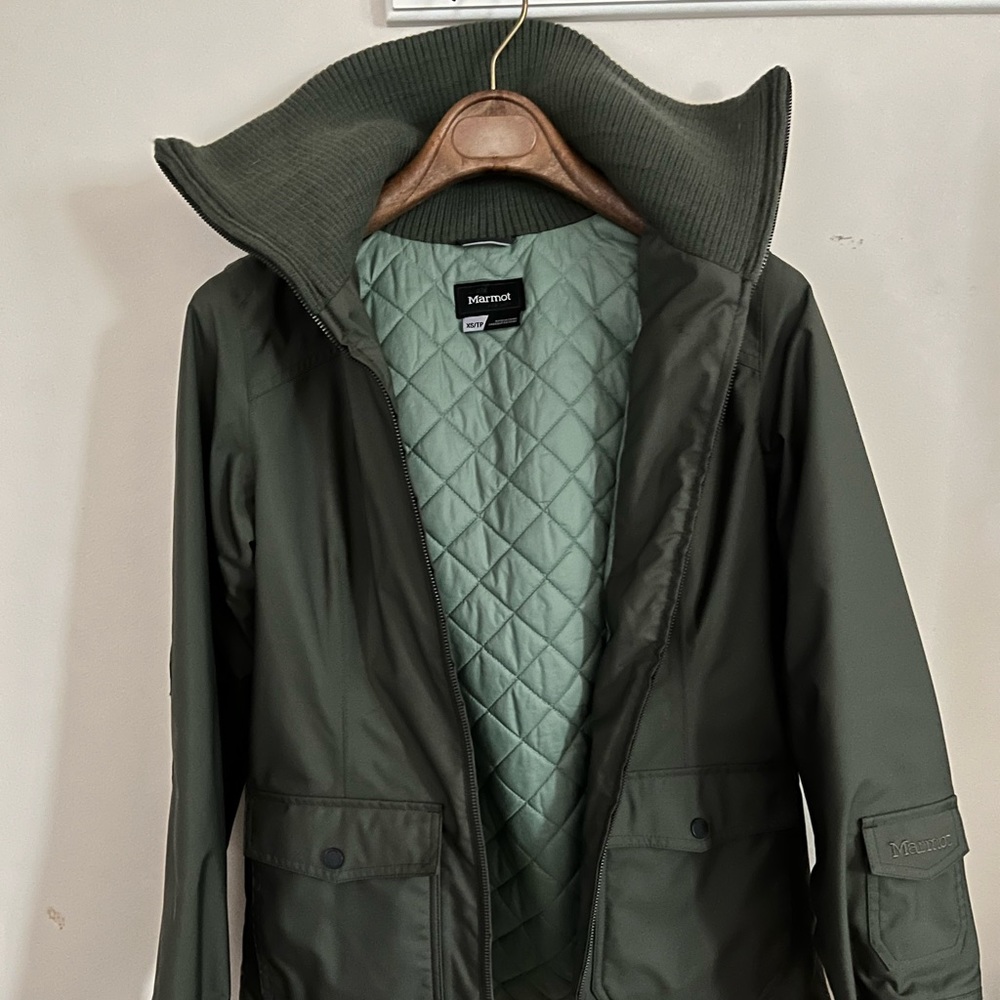 Marmot womens Lovenia jacket in vintage ivy XS